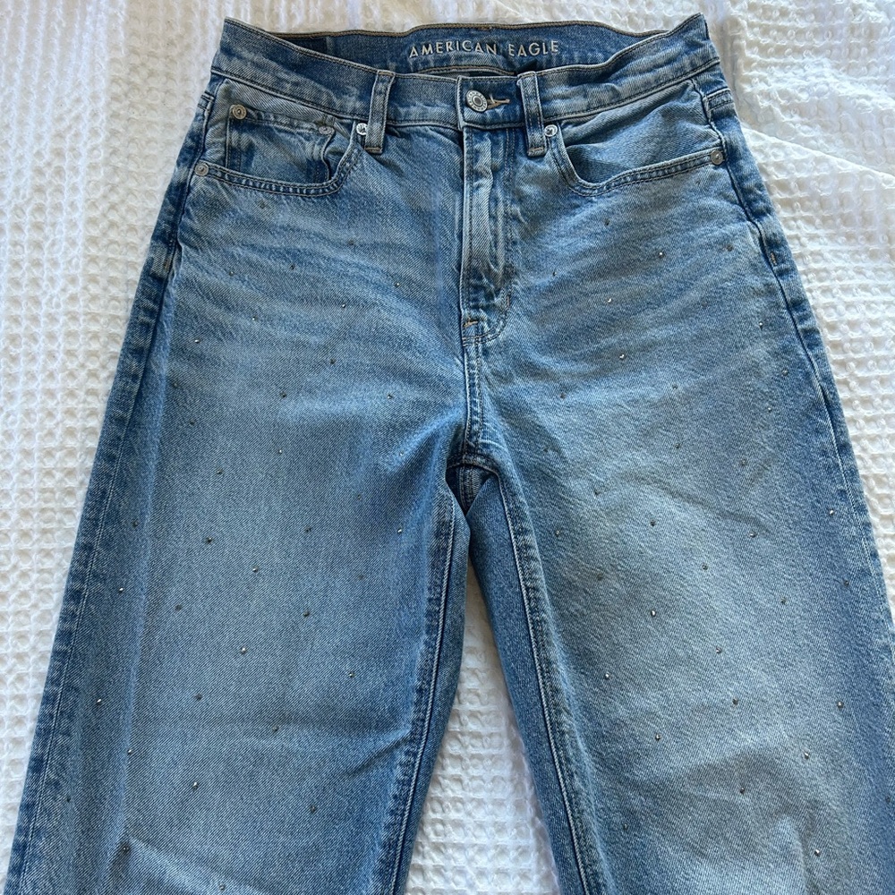 American eagle sparkly jeans